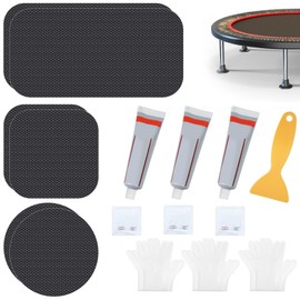Trampoline Patch Repair Kit 3 Sizes Patches | Repair Trampoline Mat Tear or Hole in a Trampoline Mat