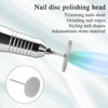 ElevateTech Disc Nail Grinder Bits, 2 Pieces Sanding Disc Nail
