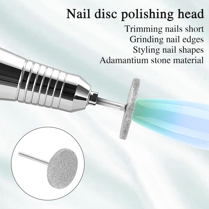 ElevateTech Disc Nail Grinder Bits, 2 Pieces Sanding Disc Nail