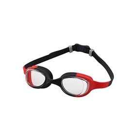 JEORGE Kids Swim Goggles,Swimming Goggles for Kids (5-14)-Leak Proof Anti-Fog Anti-UV for Age 5-14 Girls and Boys (Red/Black)