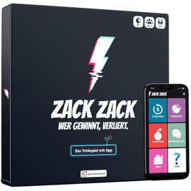 Zack Zack - Who wins, loses! - Drinking Game with App - Board Game - More than 1000 Tasks - Party Game - Drinking Game - Gift Idea