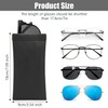 Sightor Sunglass Case, 2 Pcs Travel Soft Eyeglass Cases for