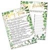 ONDTOM Woodland Baby Shower Games - Double-Sided Games & Alphabet