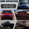 DIBMS LED Emergency Strobe Lights Bar 8x Blue 6 LED