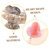 OHPHCALL 2pcs Heart Claw Clips for Women Durable Hair Jaw
