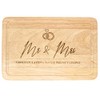 Mr & Mrs Chopping board Wedding Gift For Bride &