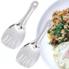 2PCS Stainless Steel Rice Serving Spoon Rice Spoon Rice Serving