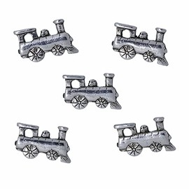 Train Map Pins - Silver Finish