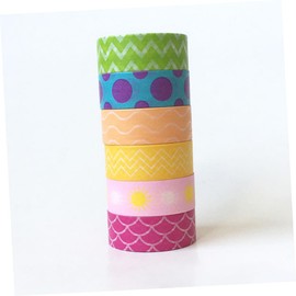 STOBOK 12rolls Decorative Washi Tape for Crafts Photo Albums Scrapbooking and Wrapping Mixed Styles for Creative Projects