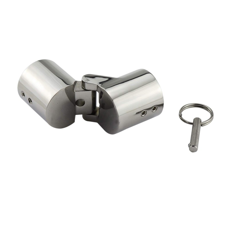 316SS Marine Grade Boat Pipe Connector, Stainless Steel Folding Swivel