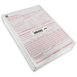 Tabbies Health Insurance Claim Forms, Approved by National Uniform Claim Committee (NUCC), HCFA/CMS 1500, 8-1/2" x 11", 500 Sheets/Pack