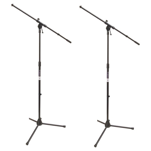 On Stage Stands Euroboom Microphone Stand 2 Pack Bundle