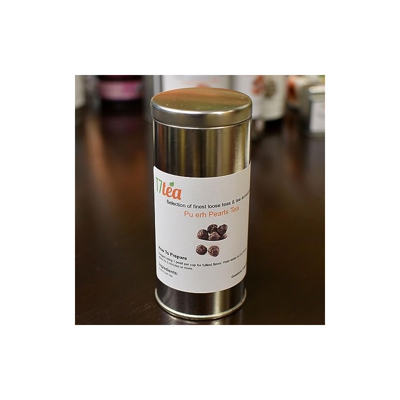 T7 TEA Pu Erh Pearls (3oz Tin)