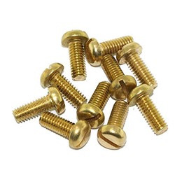 M4 Brass Pan Head Box Lid Screw for Conduit Boxes 10mm (10 Pack) | METPRO | BM10