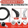 Fitness Pulley Cable Replacement - 5mm(0.2inch) Heavy Duty Steel Wire