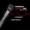 Wireless Microphone System, Dual Handheld Cordless Dynamic Mics with Auto