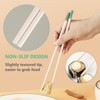 5 Pairs Chopsticks and Chop stick Helpers Set, Plastic Hinges