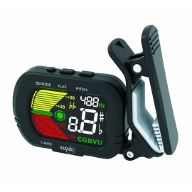 Musedo | Portable Design Clip-on Tuner for Chromatic, Guitar, Bass,Violin