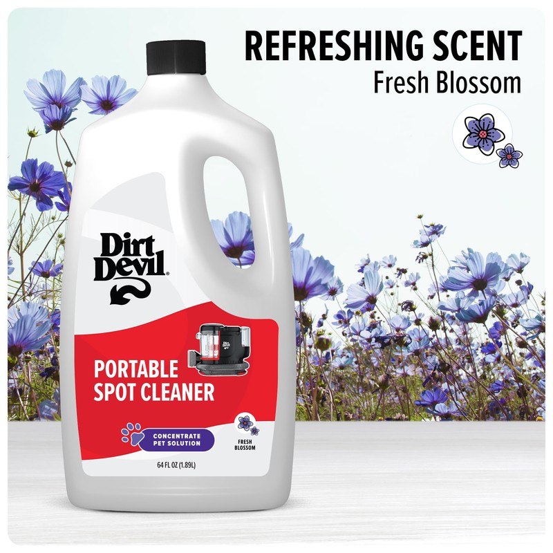 Dirt Devil Pet Portable Spot Cleaner Solution, 64 oz., Fresh