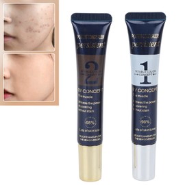 Tattoo Concealer, 2 Stück Tattoo Concealer Wasserdicht Schweißfest Sichere Inhaltsstoffe Beige Bronze Make Up Concealer für Muttermale Narben Flecken