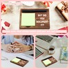Sticky Note Holder Wooden Notepad & Pen Holder 6.5" x
