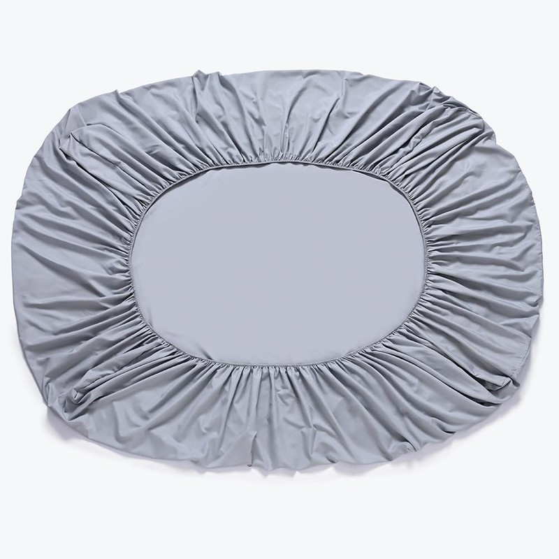 Fitted Sheet 25CM Deep Bed Sheet Single Size 90X190CM Grey