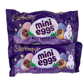 Cadbury Mini Eggs Milk Chocolate Pack of 2 x 9oz Bags of Chocolate Easter Egg Candy by Inspired Candy.