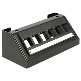 DELOCK Keystone Bracket Multimedia Panel 6 Port