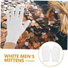 ABOOFAN 6 Pairs Cotton Gloves for Jewelry and Coin Inspection