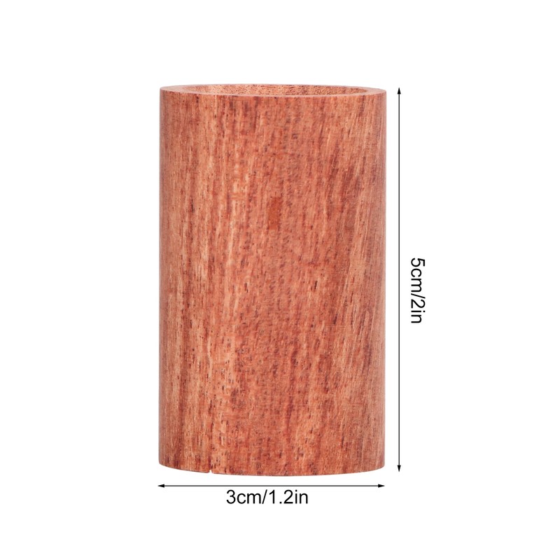 15Pcs Wooden Essential Oil Diffuser Rosewood Portable Mini Round Aromatherapy