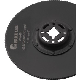 HERKULES M5240 HSS Offset Serrated Segment Saw Blade by For Multi-Sander – Dimensions: Diameter = – FOR Material/Features: Board, Rug, Leather