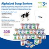 Learning Resources Alphabet Soup Sorters - 208 Pieces, Ages 3+,