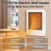 CSC151TW Electric Wall Heater Complete Unit With Thermostat, 120 Volt