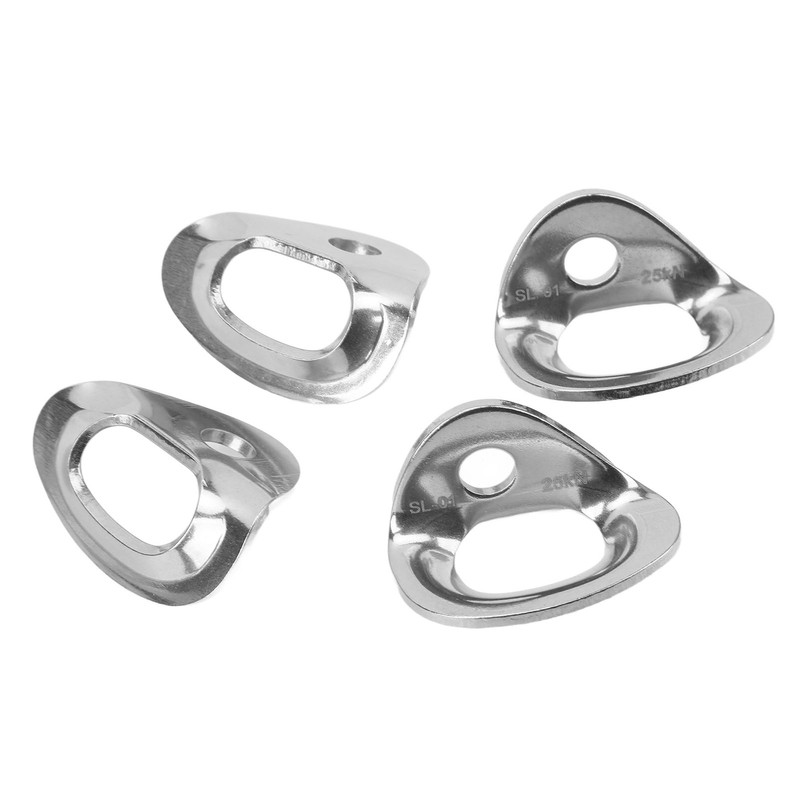4 Pair Climbing Hanger Stainless Steel Wear Resistant High Load