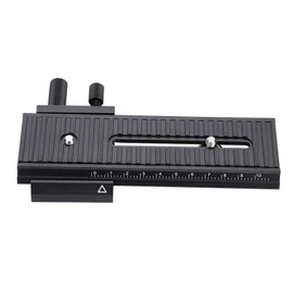 Rail Slider Camera Slider 2 Way Macro Focusing with 1/4" Mounting Screw for Closeup with Precision Scale to get Quick