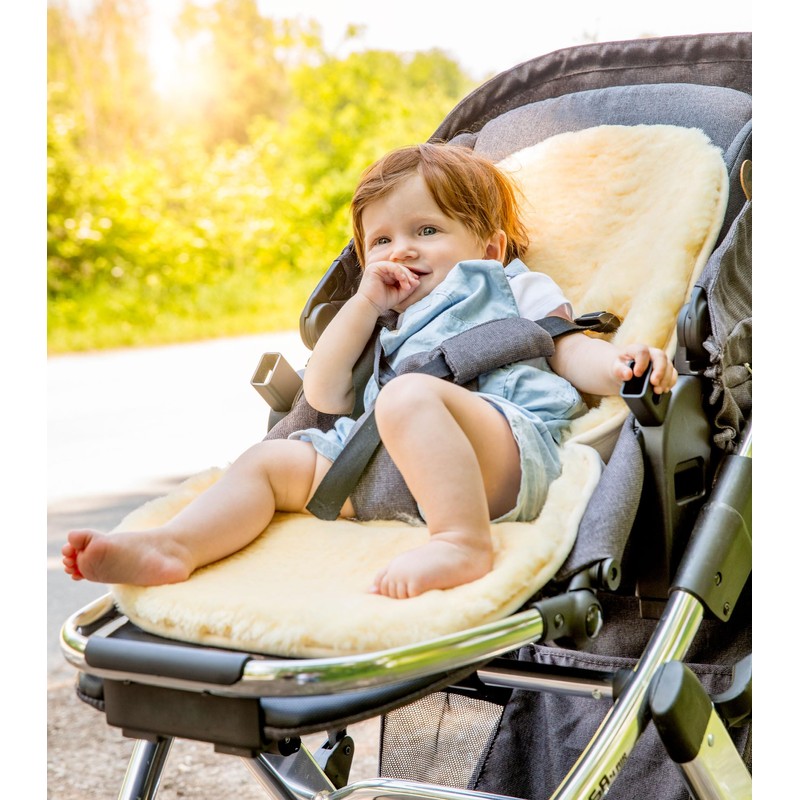 Fellhof 10405 sheepskin pushchair liner