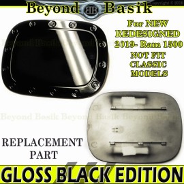 Torox For 2019-24 2025 Ram 1500 CREW Cab(W/5'7" BED) GLOSS BLACK Gas Door REPLACEMENT