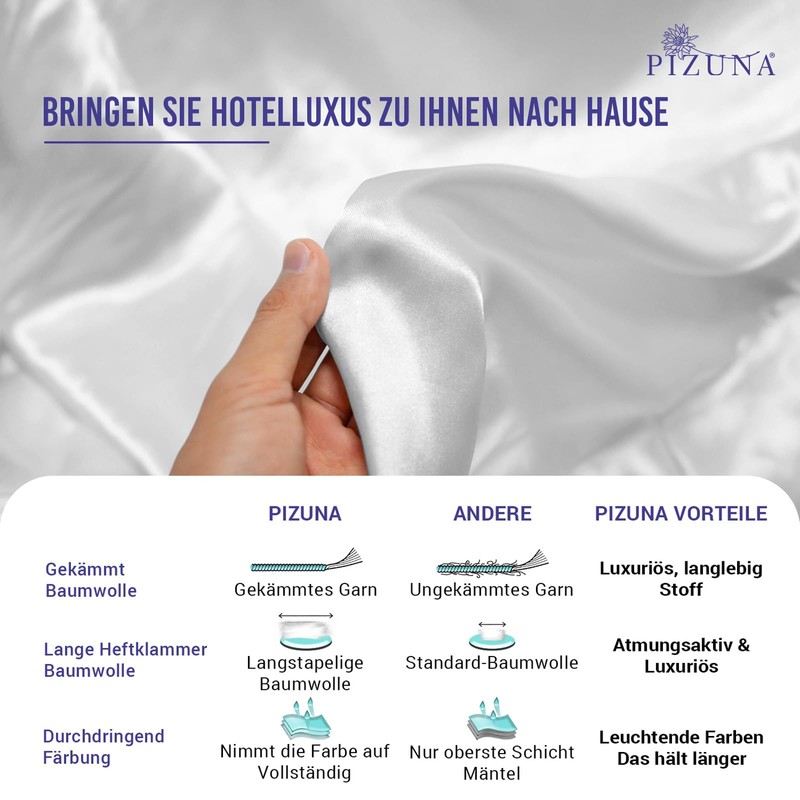 Pizuna Fitted Sheet 90 x 200 cm - 100 x
