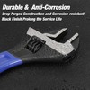 WORKPRO 2-Piece Adjustable Wrench Set, 6-Inch & 10-Inch Wide Jaw