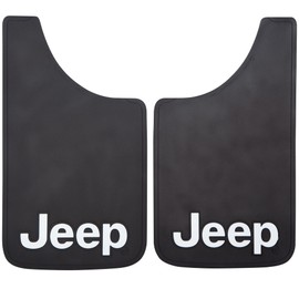 PLASTICOLOR Jeep 11x19 Mud Guards, 11" x 19" Mud Guards (000542R01)