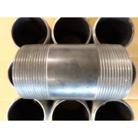 Triangle Five Black Iron Pipe Nipples 2"x4",  Black Iron Nipples 2"x4" Lot Of 5