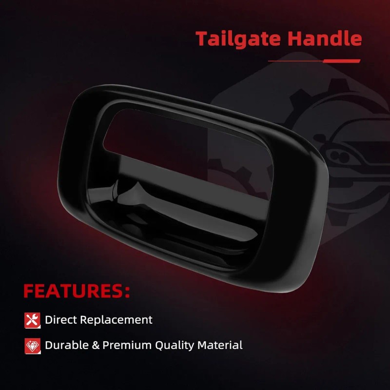 Manija Trasera Negro Para Chevy Silverado/gmc Sierra Smooth Trasera