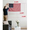 Heavy Duty 420D Oxford American Flag 2x3' with Embroidered Stars