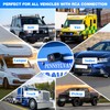 ZEROXCLUB Car Backup Camera 6 Auto LED Lights Night Vision,