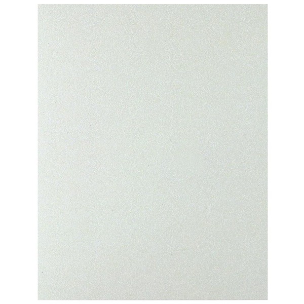 PA Paper Accents Glitter Cardstock 8.5" x 11" Iridescent Opal,