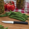 RADA Cutlery Heavy Duty Paring Knife, Black Handle, Pack of