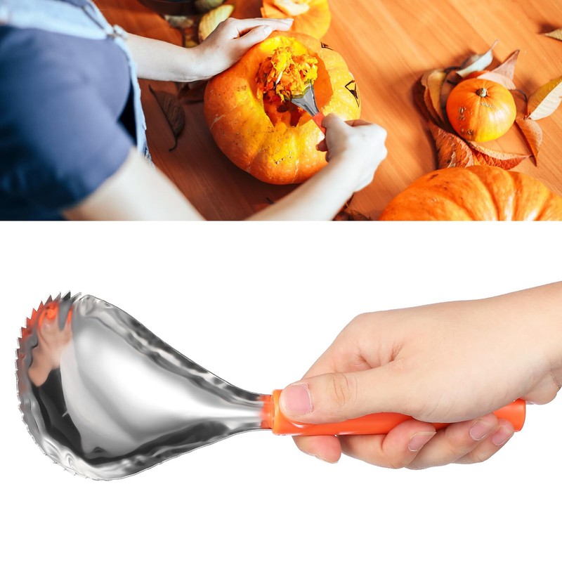 OUNONA Stainless Steel Pumpkin Corer Tool Manual Fruit Core Remover