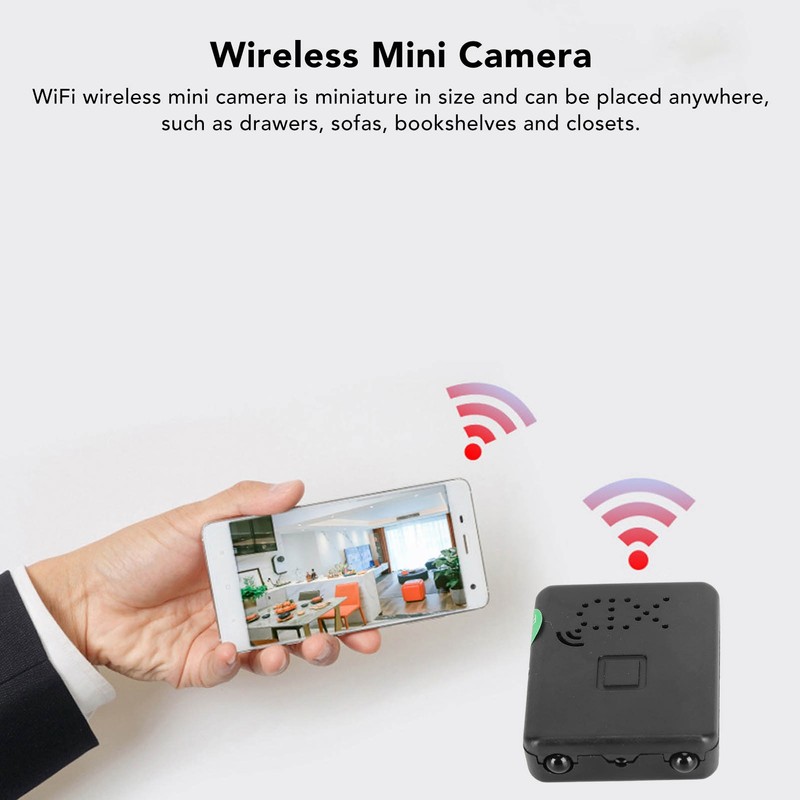 WiFi Wireless Mini Camera 1080P Small Security Camera with Motion