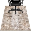 Capslpad Office Chair Mats for Hardwood Floor 90x120cm Non-Slip Modern