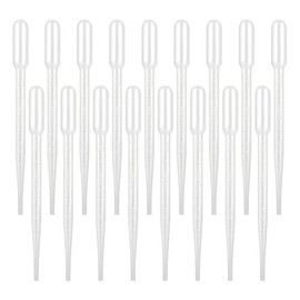 FSSTUD 100pcs 3ml Plastic Transfer Pipettes Liquid Transfer Pipettes Clear Eye Dropper Pipettes for Essential Oil Pipettes Graduated Pipettes Mini Makeup Dropper for Crafts